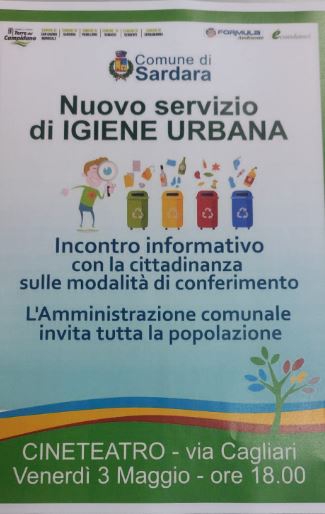 Visualizza la notizia: Nuovo servizio di Igiene Urbana-Sardara Cineteatro-via Cagliari